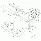 FLD 103 1GZM DYNA SWITCHBACK (2015) EXHAUST SYSTEM - FLD