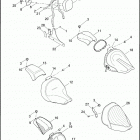 FLSTF 1BX5 FAT BOY (2015) SEATS - FLS, FLSTC, FLSTF, FLSTFB & FLSTN