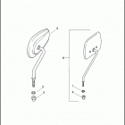 FLHTP 1FMM ELECTRA GLIDE STANDARD POLICE (2014) Зеркало