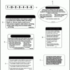 FLTRUSE 1TAN CVO ROAD GLIDE (2015) Лейбл предостережения