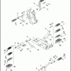 XL883L 4CR2 SUPERLOW (2015) Подножки