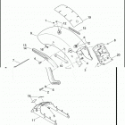 FLS 1JR5 SOFTAIL SLIM (2015) FENDERS & SUPPORTS, REAR - FLS
