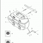 FLSTC 1BW5 HERITAGE SOFTAIL CLASSIC (2014) SADDLEBAGS - FLSTC