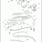 FLHTKSE 1TEN CVO LIMITED (2015) CONSOLE, FUEL TANK