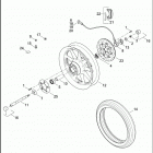 FLSTNSE 1TF9 CVO SOFTAIL DELUXE (2015) Колесо переднее