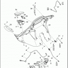 FLTRUSE 1TAN CVO ROAD GLIDE (2015) FAIRING, INNER