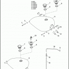 XL883L 4CR2 SUPERLOW (2015) Топливный бак