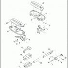 FLSTNSE 1TF9 CVO SOFTAIL DELUXE (2014) FOOTPEGS & FOOTBOARDS