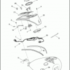 FLHR 1FBM ROAD KING (2015) INSTRUMENTS, FUEL TANK - FLHR & FLHRC