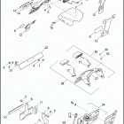 FXDF 1GY4 DYNA FAT BOB (2015) LICENSE PLATE BRACKETS - FXDB, FXDBP, FXDBB, FXDF & FXDL
