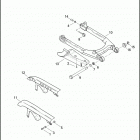 XL883L 4CR2 SUPERLOW (2015) FORK, REAR, DEBRIS DEFLECTOR & BELT GUARD