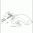 FLHXSE 1PXN CVO STREET GLIDE (2015) LICENSE PLATE BRACKET