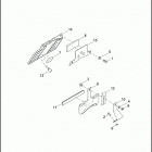 FLSTNSE 1TF9 CVO SOFTAIL DELUXE (2015) LICENSE PLATE BRACKET