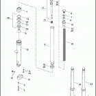 FXST 1BVV SOFTAIL STANDARD (2015) FORK, FRONT - FXST