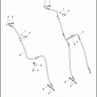 XL883L 4CR2 SUPERLOW (2015) BRAKE LINES, FRONT - NON-ABS