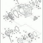 FLHTCU 1FCM ULTRA CLASSIC (2014) TRANSMISSION BEARINGS & COVERS