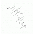 FLSTNSE 1TF9 CVO SOFTAIL DELUXE (2014) REAR BELT GUARD