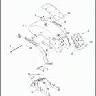 FLS 1JR5 SOFTAIL SLIM (2014) FENDERS & SUPPORTS, REAR - FLS