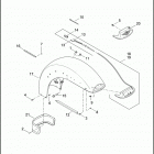 FLHTP 1FMM ELECTRA GLIDE STANDARD POLICE (2014) FENDERS, FRONT