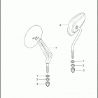 FLHRSE 1PG8 CVO ROAD KING (2014) Зеркало