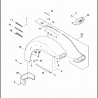 FLHTCU 1FCM ULTRA CLASSIC (2014) FENDERS, FRONT