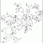 FXDB 103 1GXM DYNA STREET BOB (2014) EXHAUST SYSTEM - FXDC, FXDB, FXDBP & FXDBB