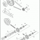 FLHTCU 1FCM ULTRA CLASSIC (2014) BELT, CHAINS & SPROCKETS