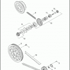 FXSB 1BF5 SOFTAIL BREAKOUT (2014) BELT, CHAINS & SPROCKETS