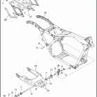FLHTK 103 1TEL CVO LIMITED (2014) FRAME & FORK, REAR & LUGGAGE RACK