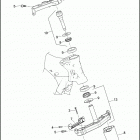 FLHRSE 1PG8 CVO ROAD KING (2014) FORK BRACKETS, FRONT