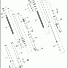 FLD 1GZ4 DYNA SWITCHBACK (2014) FORK, FRONT - FLD