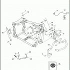 FLSTNSE 1TF9 CVO SOFTAIL DELUXE (2014) FRAME & JIFFY STAND