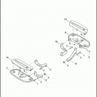 FLHRSE5 1PG8 CVO ROAD KING (2013) FOOTBOARDS