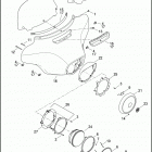 FLHTCUTG 1MAL TRI GLIDE ULTRA CLASSIC (2014) WINDSHIELD, FAIRING & HEADLAMP