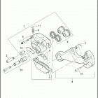 FXSBSE 1TD9 CVO SOFTAIL BREAKOUT (2014) BRAKE CALIPER, REAR