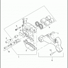 FXS 1JP5 BLACKLINE (2013) BRAKE CALIPER, REAR