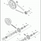 FLHTCUTG 1MAL TRI GLIDE ULTRA CLASSIC (2014) BELT, CHAINS & SPROCKETS