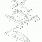 FLD 1GZ4 DYNA SWITCHBACK (2014) FORK, REAR,  DEBRIS DEFLECTOR & BELT GUARD