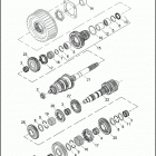 FLHRSE5 1PG8 CVO ROAD KING (2013) TRANSMISSION GEARS