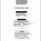FLSTNSE 1TF9 CVO SOFTAIL DELUXE (2014) Лейбл предостережения