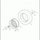 FLHTCUTG 1MAL TRI GLIDE ULTRA CLASSIC (2014) Колесо заднее