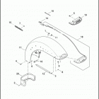 FLHTCUTG 1MAL TRI GLIDE ULTRA CLASSIC (2014) FENDERS, FRONT