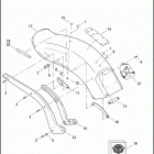 FXST 1BVV SOFTAIL STANDARD (2014) FENDERS & SUPPORTS, REAR - FXST