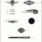 FXSB 1BF5 SOFTAIL BREAKOUT (2013) FUEL TANK TRIM