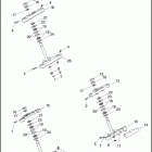 FXS 1JP5 BLACKLINE (2013) FORK BRACKETS, FRONT - FXS, FXSB & FXST