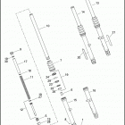 XL883N 4LE2 IRON 883 (2013) FORK, FRONT - 883N