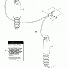 FLHTP 1FMM ELECTRA GLIDE STANDARD POLICE (2013) SHOCK ABSORBERS, REAR & AIR SUSPENSION SYSTEM