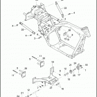 FLHTCUTG 1MAM TRI GLIDE ULTRA CLASSIC (2013) FRAME, INTERMEDIATE & FORK, REAR