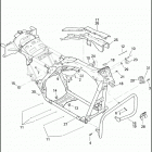 FLHTCUTG 1MAM TRI GLIDE ULTRA CLASSIC (2013) FRAME, FRONT