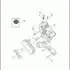 FLHRSE5 1PG8 CVO ROAD KING (2013) BRAKE CALIPER, REAR